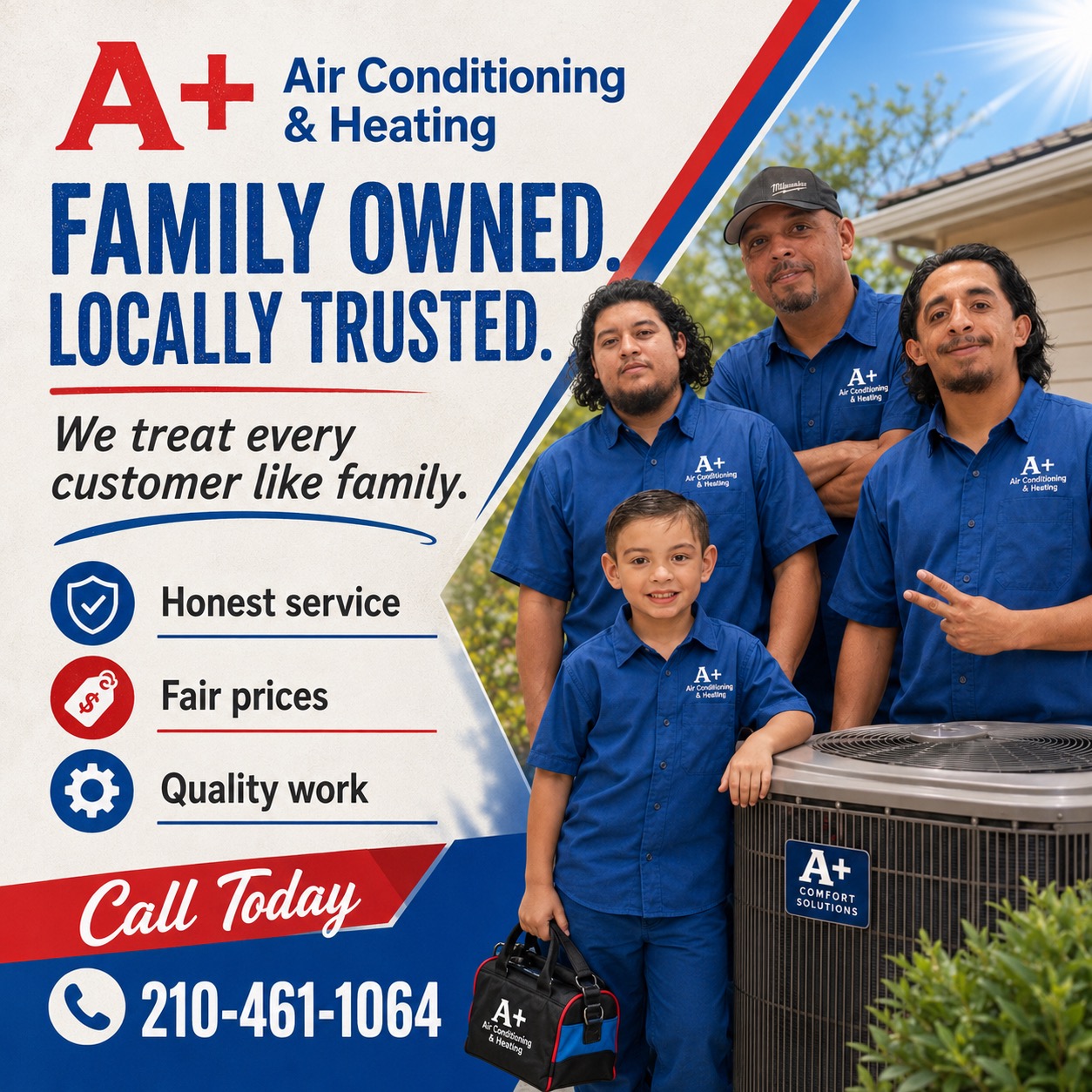 A+ Air Conditioning & Heating
